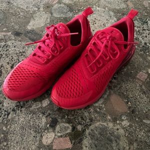 Nike Air Max 270 Red 8.5 Men or 10 Women Sneaker Runner